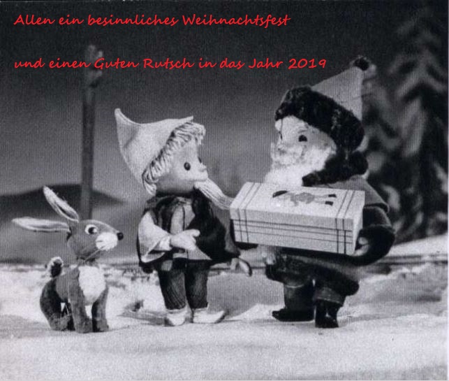 Osterhase, Weihnachtsmann; Sandmännchen.JPG